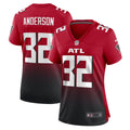 Women's Nike Atlanta Falcons Jamal Anderson Red Retired Game NFL Jersey