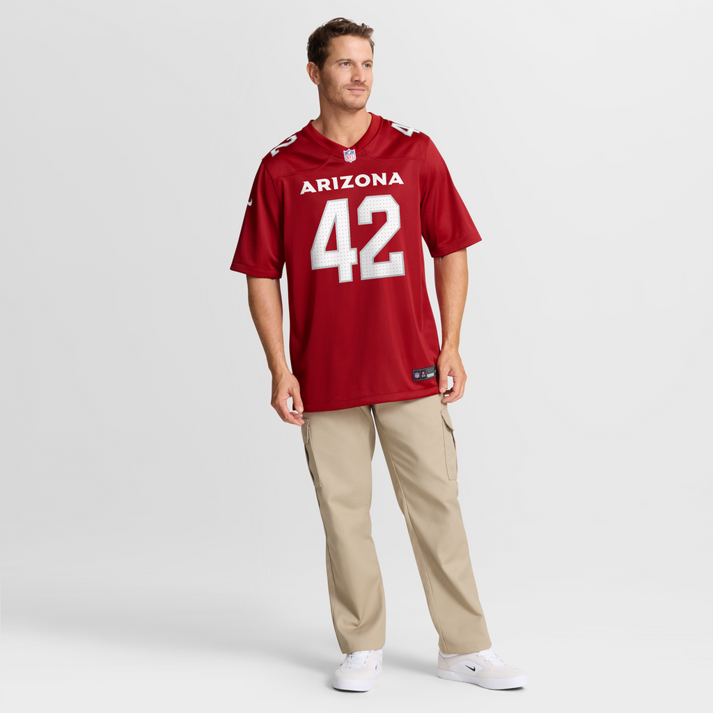 Men's Nike Arizona Cardinals Dadrion Taylor-Demerson Cardinal Team Game NFL Jersey