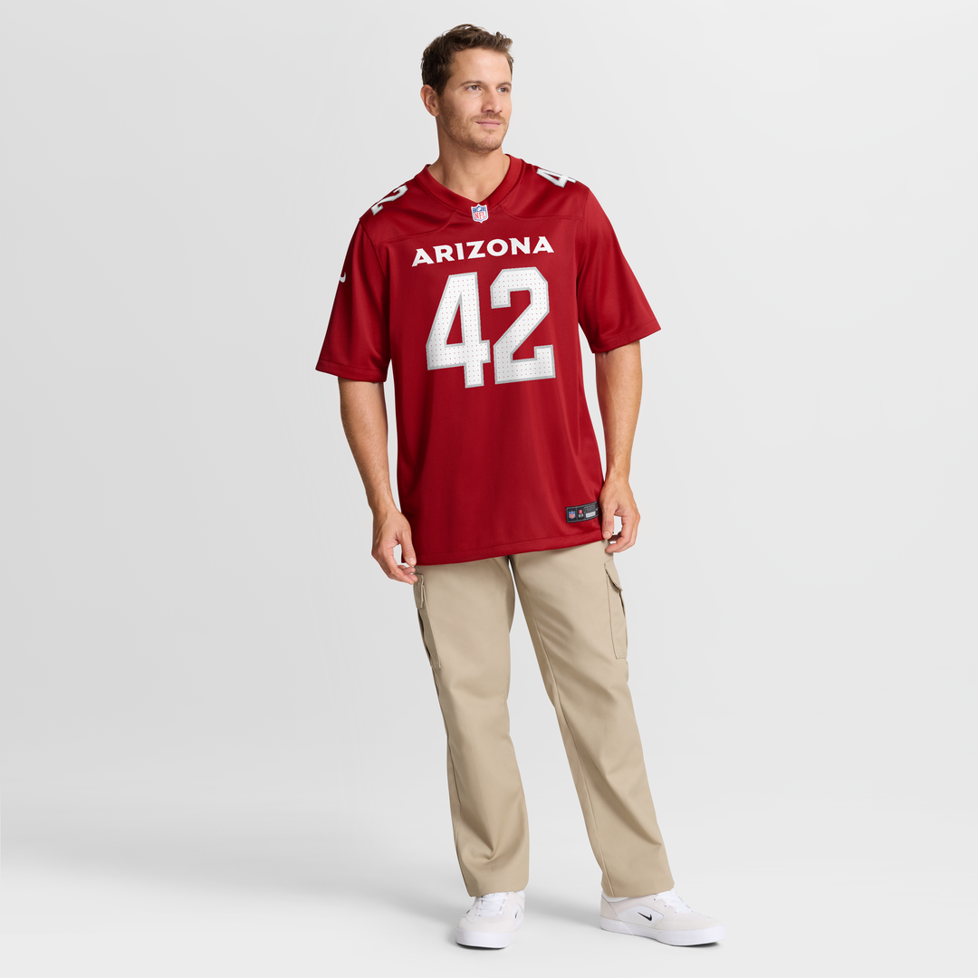 Men's Nike Arizona Cardinals Dadrion Taylor-Demerson Cardinal Team Game NFL Jersey