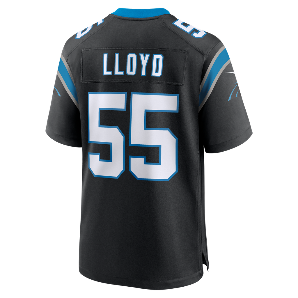 Men's Nike Carolina Panthers Devin Lloyd Black Team Game NFL Jersey
