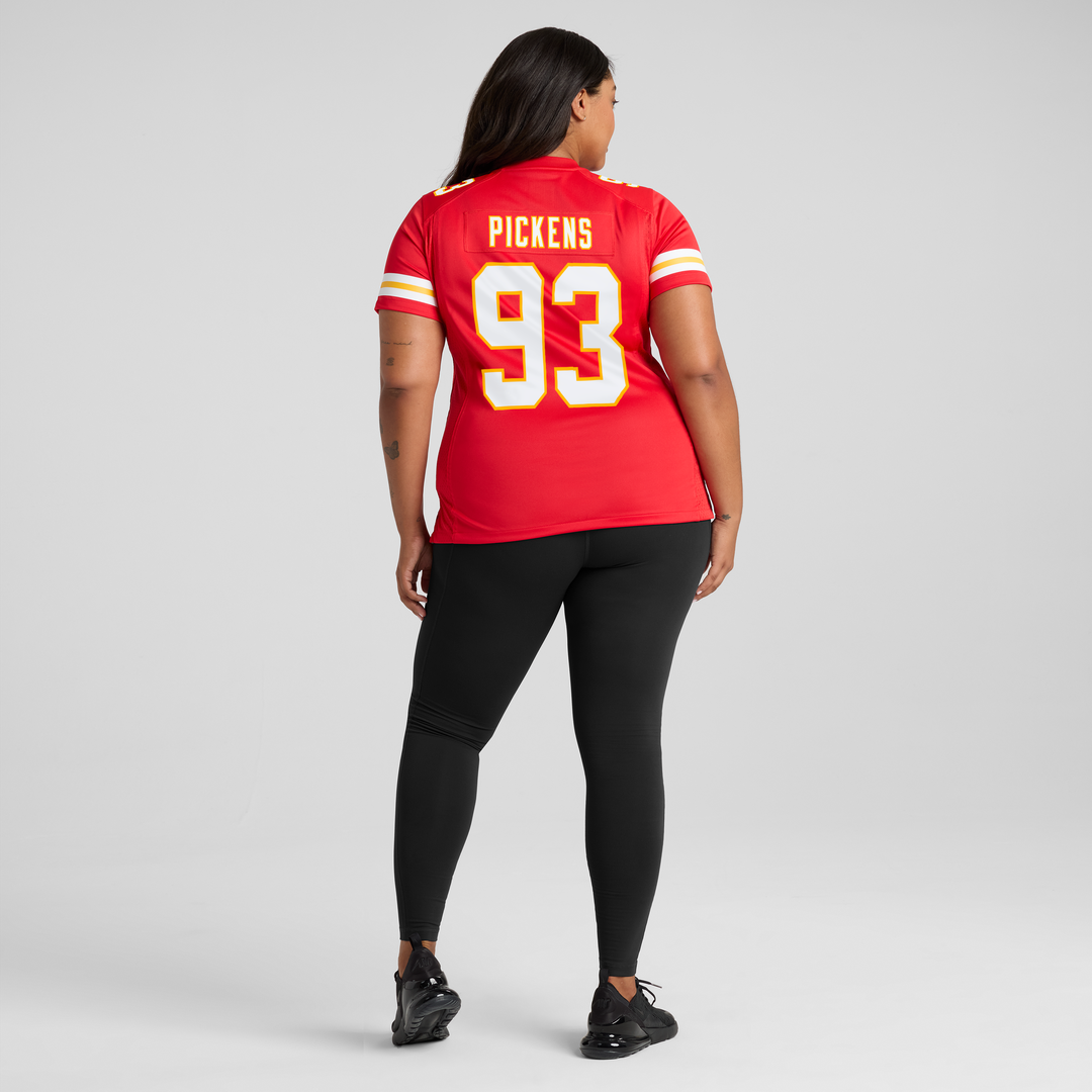 Women's Nike Kansas City Chiefs Zacch Pickens Red Team Game NFL Jersey