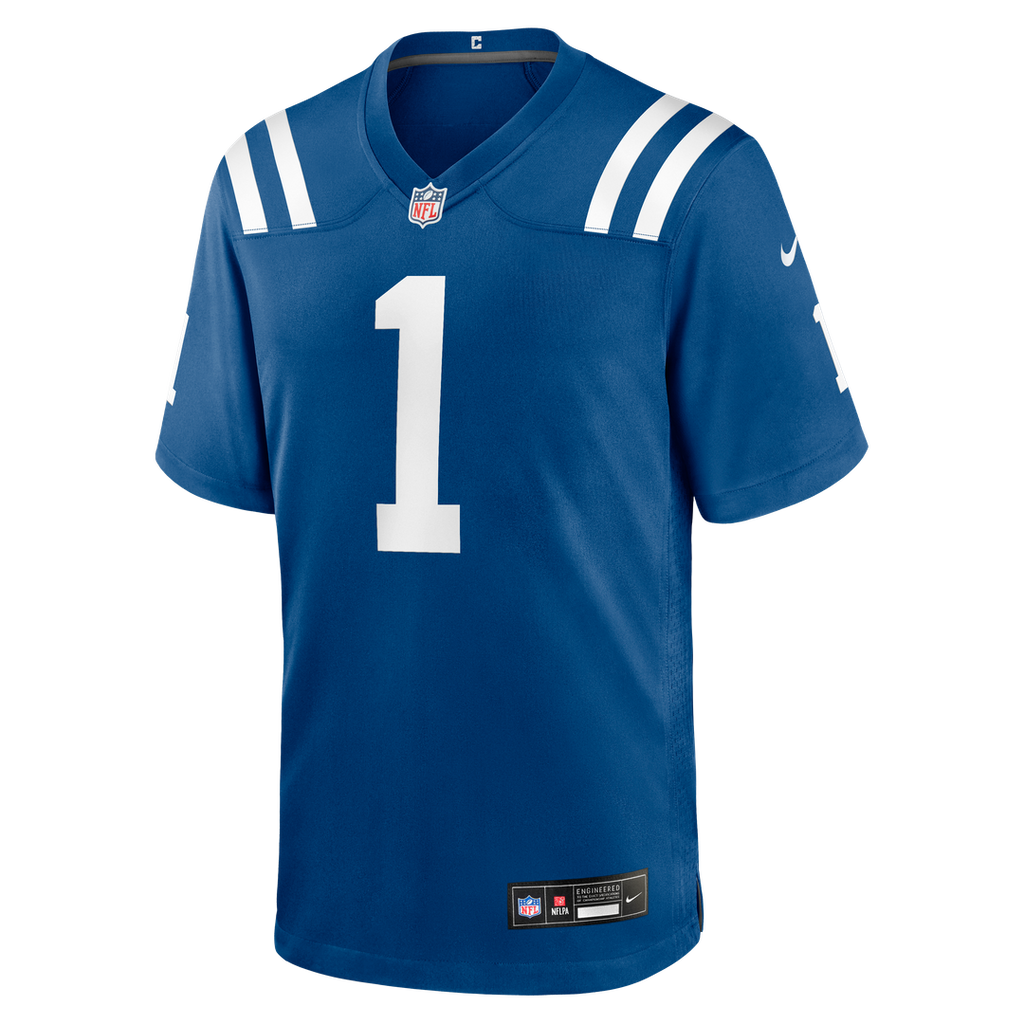 Men's Nike Indianapolis Colts Ahmad Sauce Gardner Royal Team Game NFL Jersey