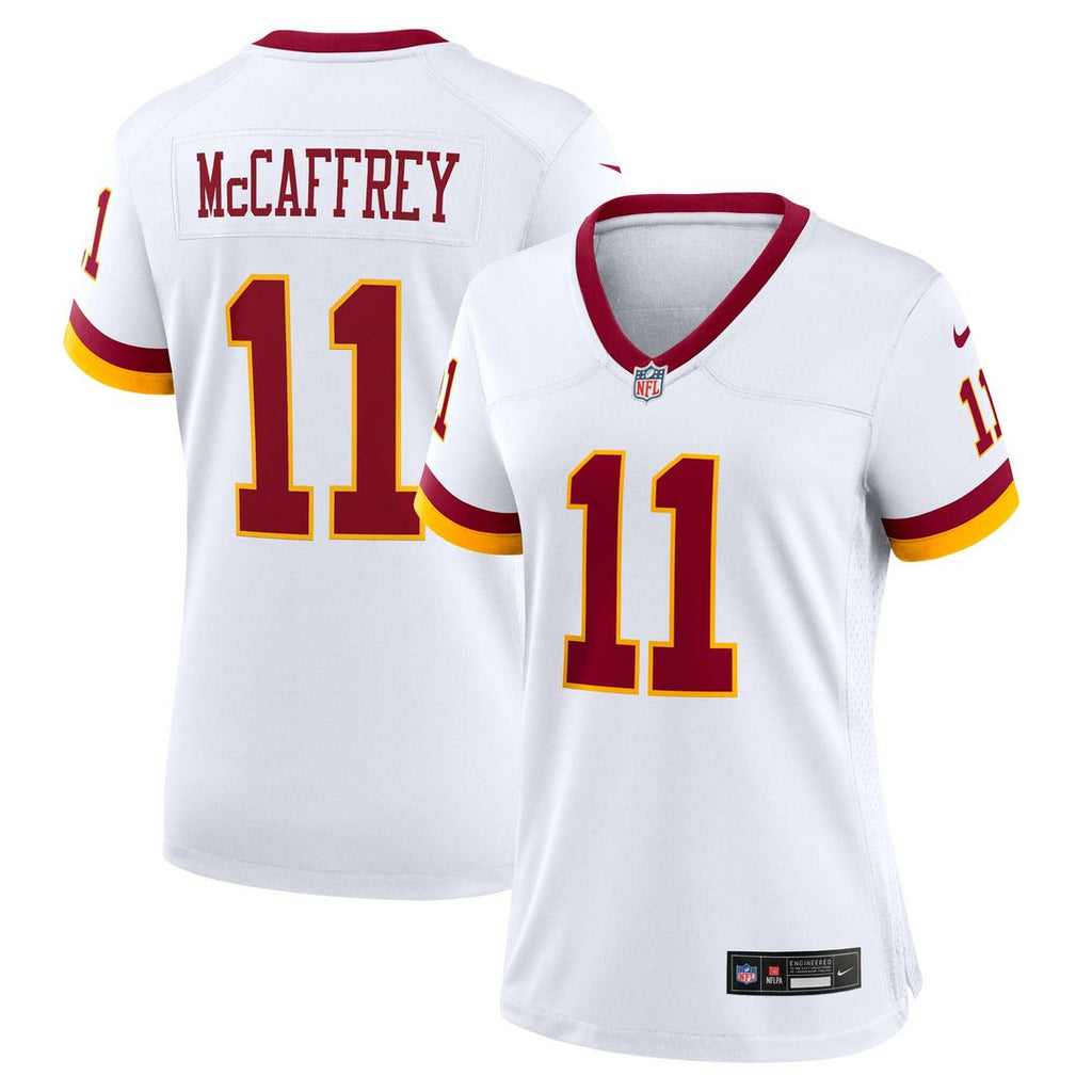 Women's Nike Washington Commanders Luke McCaffrey White Game Super Bowl Era NFL Jersey
