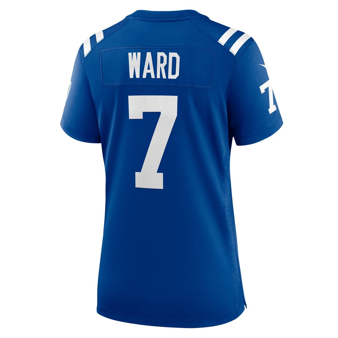 Women's Nike Indianapolis Colts Charvarius Ward Royal Team Game NFL Jersey