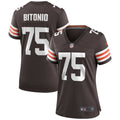 Women's Nike Cleveland Browns Joel Bitonio Brown Game NFL Jersey