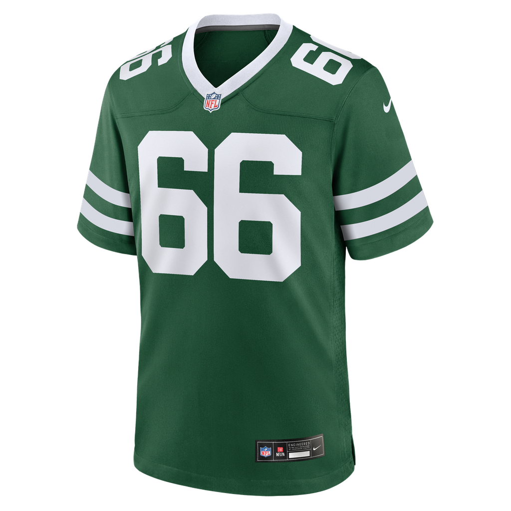 Men's Nike New York Jets Joe Tippmann Legacy Green Team Game NFL Jersey