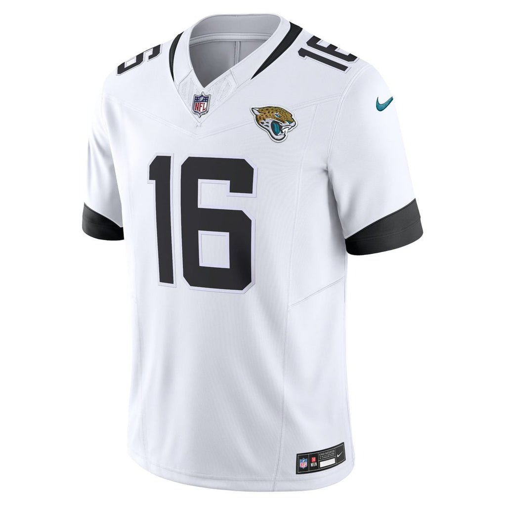 Men's Nike Jacksonville Jaguars Trevor Lawrence White Vapor F.U.S.E. Limited NFL Jersey
