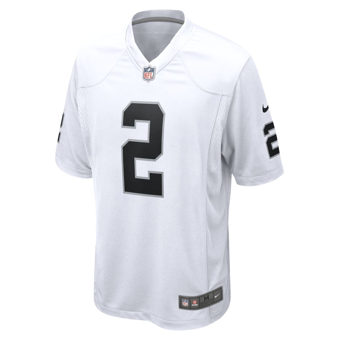 Men's Nike Las Vegas Raiders Ashton Jeanty Black Team Game NFL Jersey