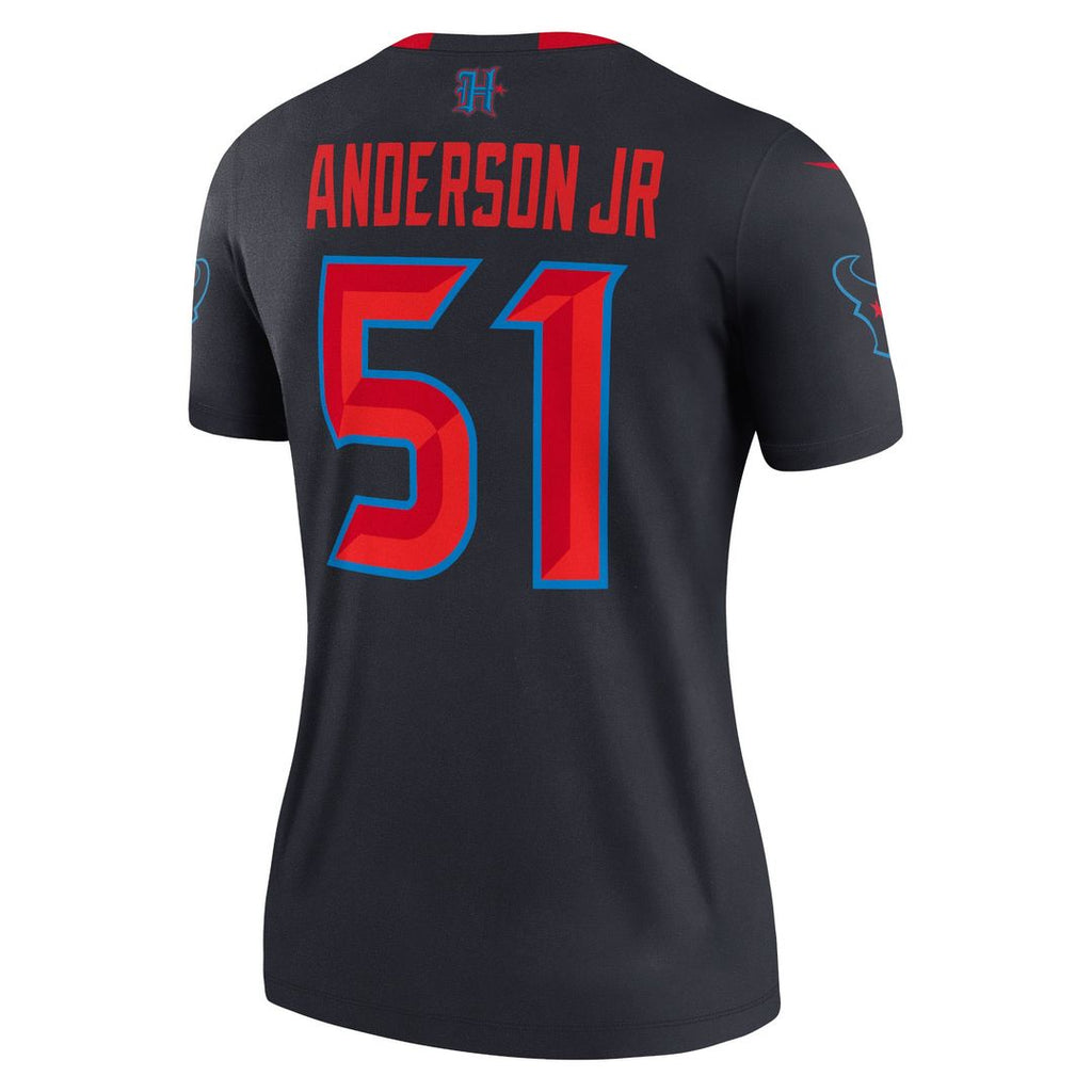Women's Nike Houston Texans Will Anderson Jr. Red Alternate Legend Player NFL Performance Top