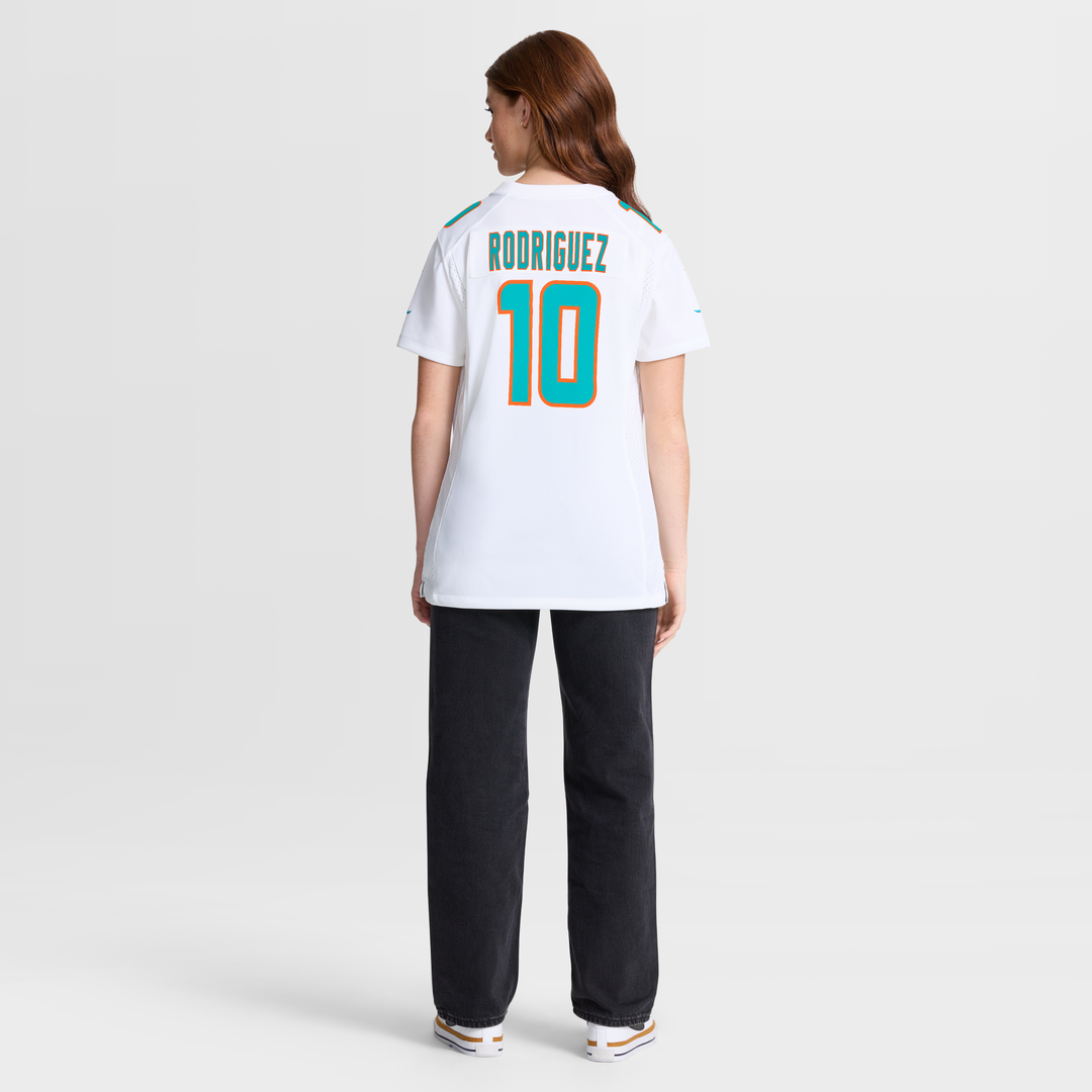 Women's Nike Miami Dolphins Jacob Rodriguez White Game NFL Jersey
