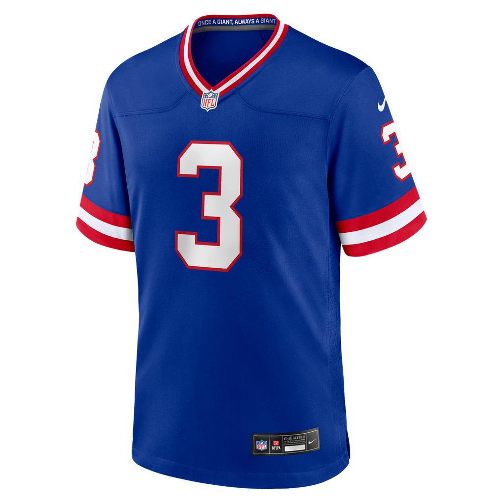 Men's Nike New York Giants Abdul Carter Royal Alternate 2 Game NFL Jersey