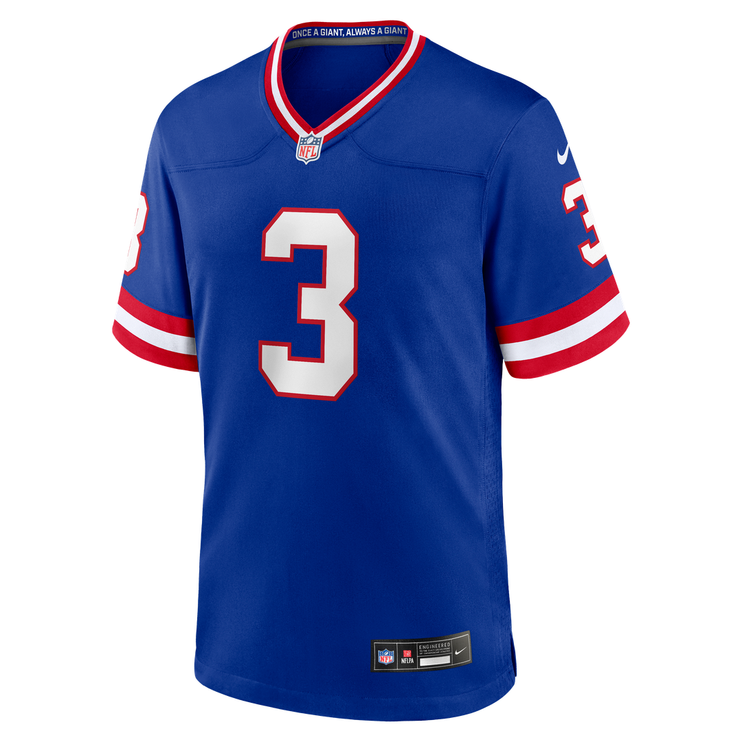 Men's Nike New York Giants Abdul Carter Royal Alternate 2 Game NFL Jersey