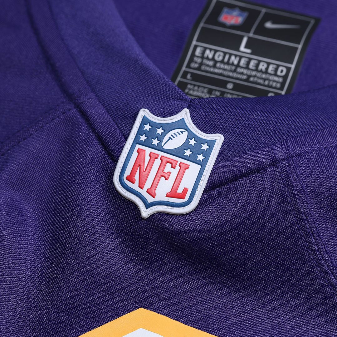 Men's Nike Minnesota Vikings J.J. McCarthy White Game NFL Jersey