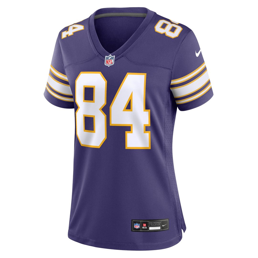 Women's Nike Minnesota Vikings Randy Moss Purple Classic Retired Player Game NFL Jersey