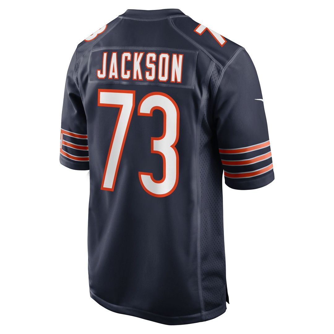 Men's Nike Chicago Bears Jonah Jackson Navy Team Game NFL Jersey