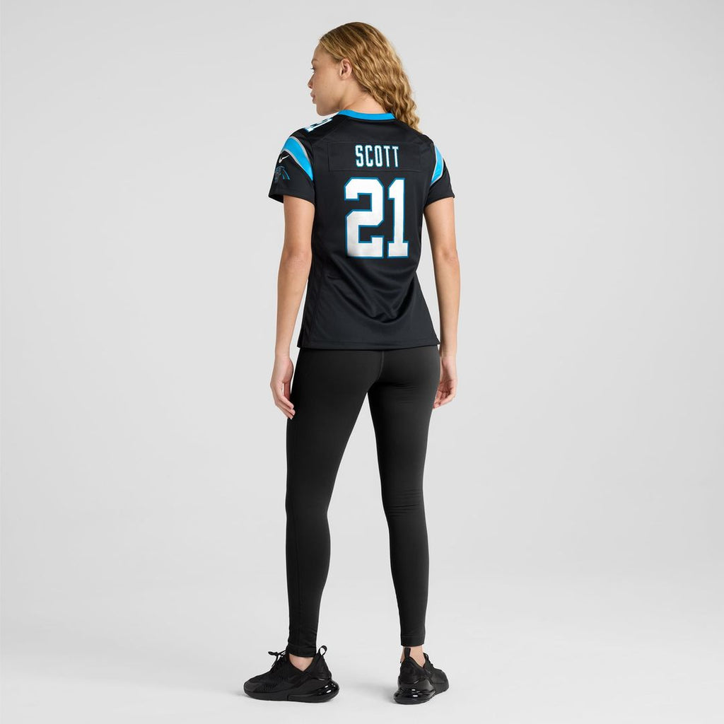 Women's Nike Carolina Panthers Nick Scott Black Game NFL Jersey