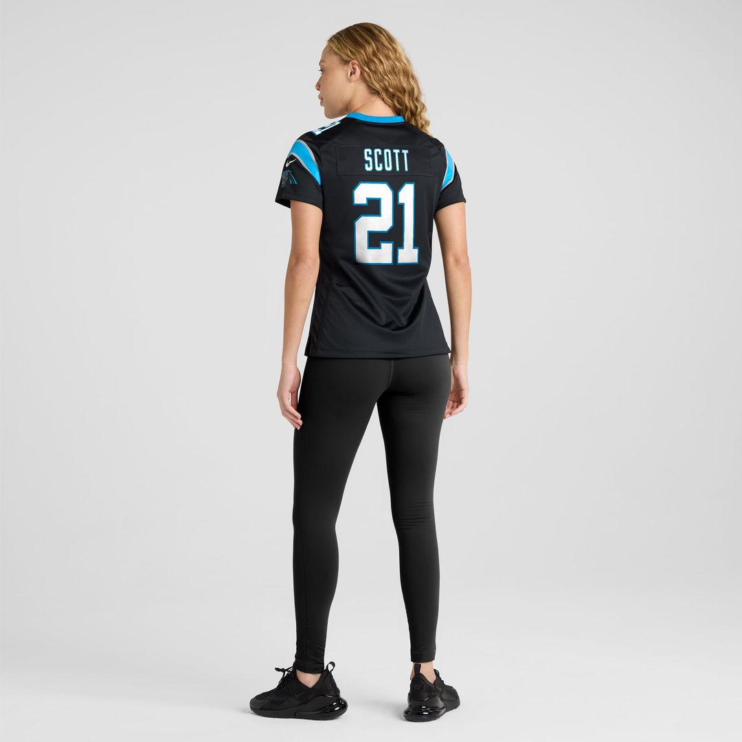 Women's Nike Carolina Panthers Nick Scott Black Game NFL Jersey