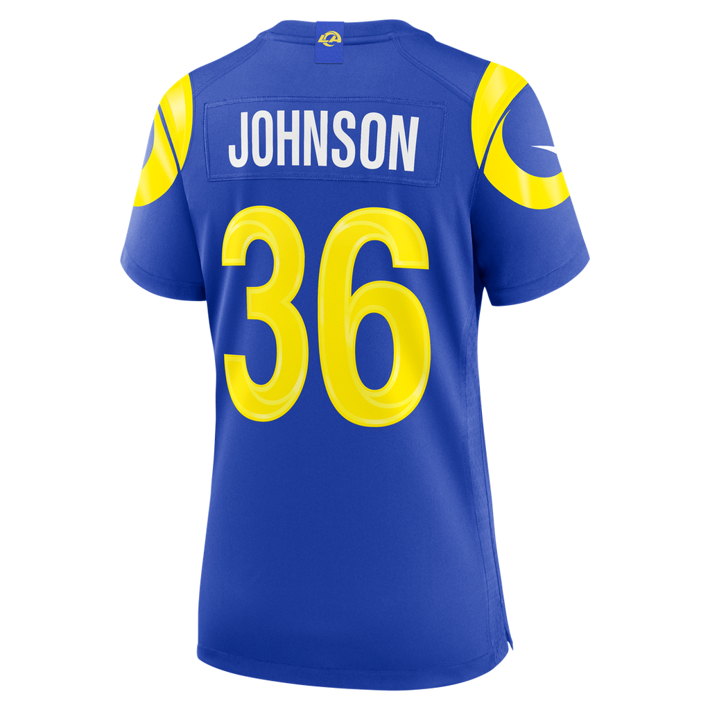 Women's Nike Los Angeles Rams Alex Johnson Royal Team Game NFL Jersey