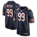 Men's Nike Chicago Bears Gervon Dexter Sr Navy Team Game NFL Jersey
