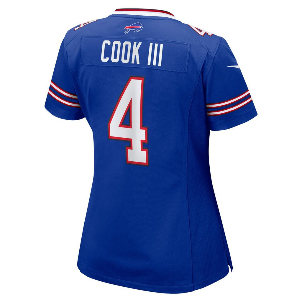 Women's Nike Buffalo Bills James Cook III Royal Team Game NFL Jersey