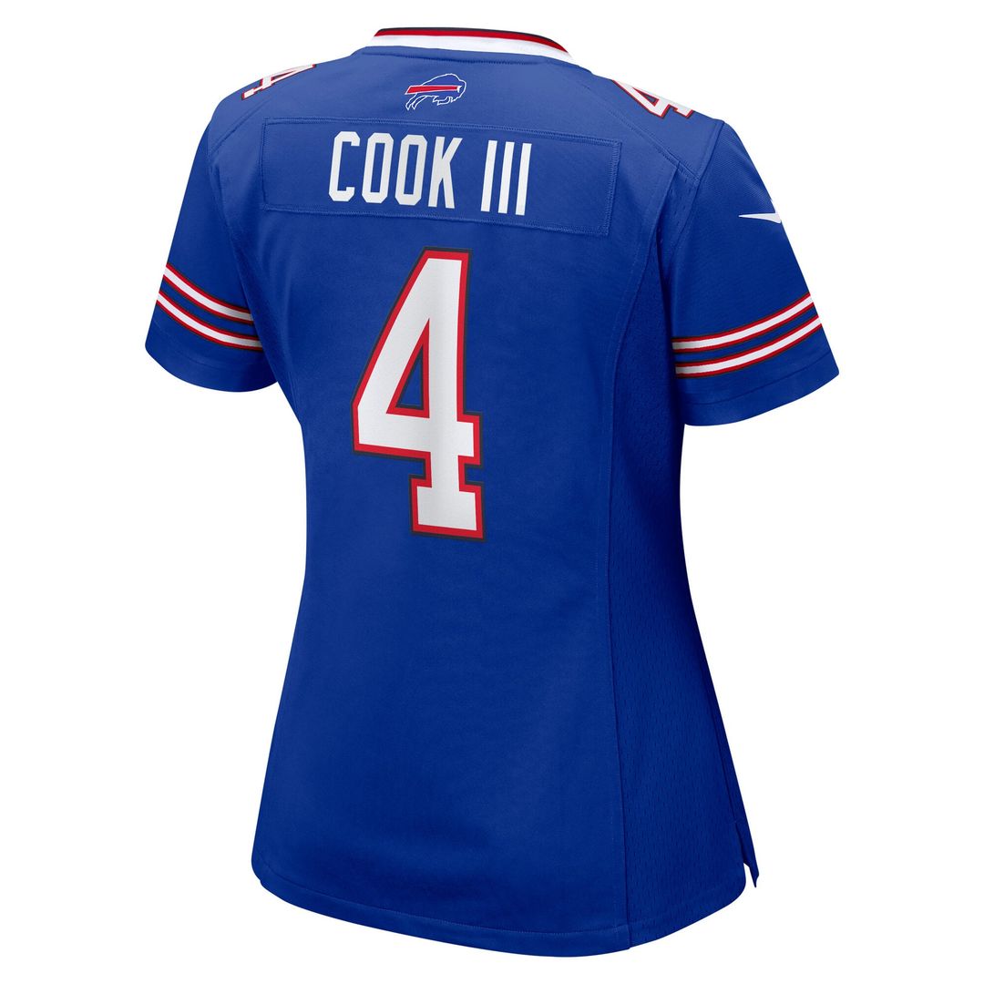 Women's Nike Buffalo Bills James Cook III Royal Team Game NFL Jersey