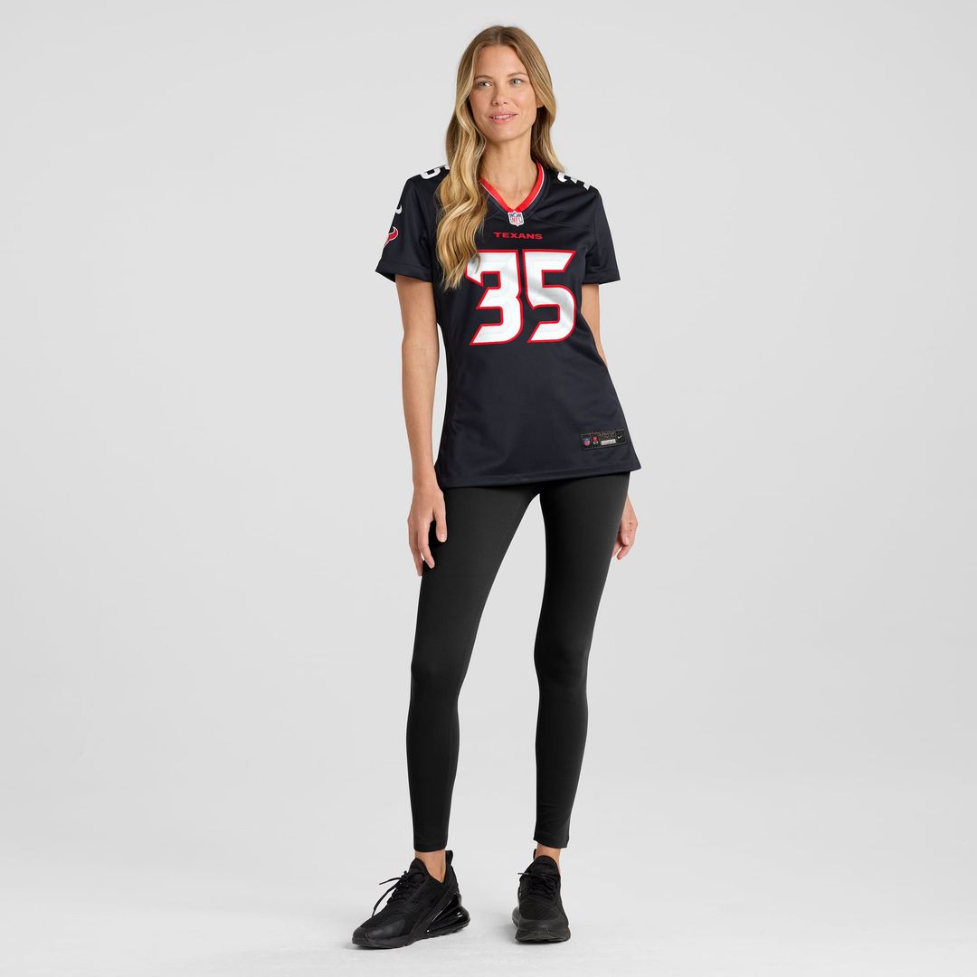 Women's Nike Houston Texans Jake Hansen Navy Team Game NFL Jersey