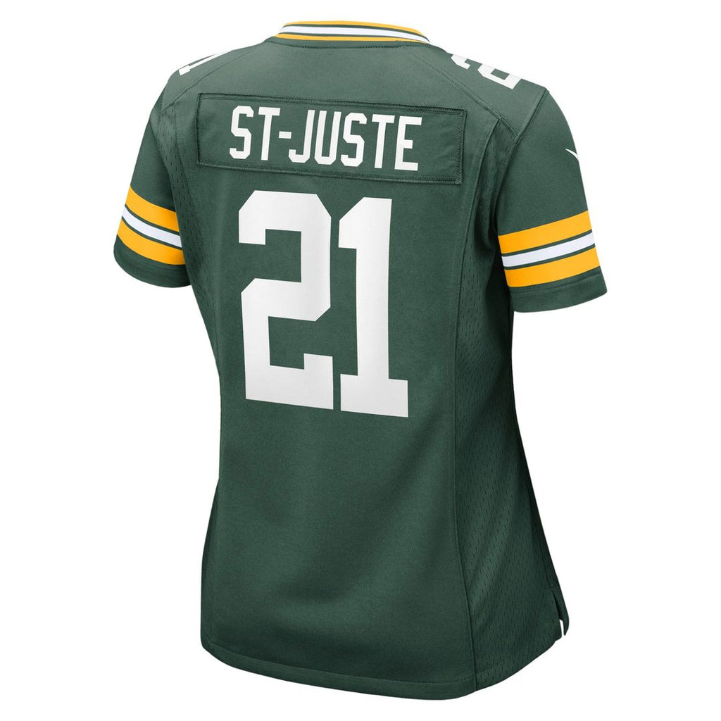 Women's Nike Green Bay Packers Benjamin St-Juste Green Team Game NFL Jersey