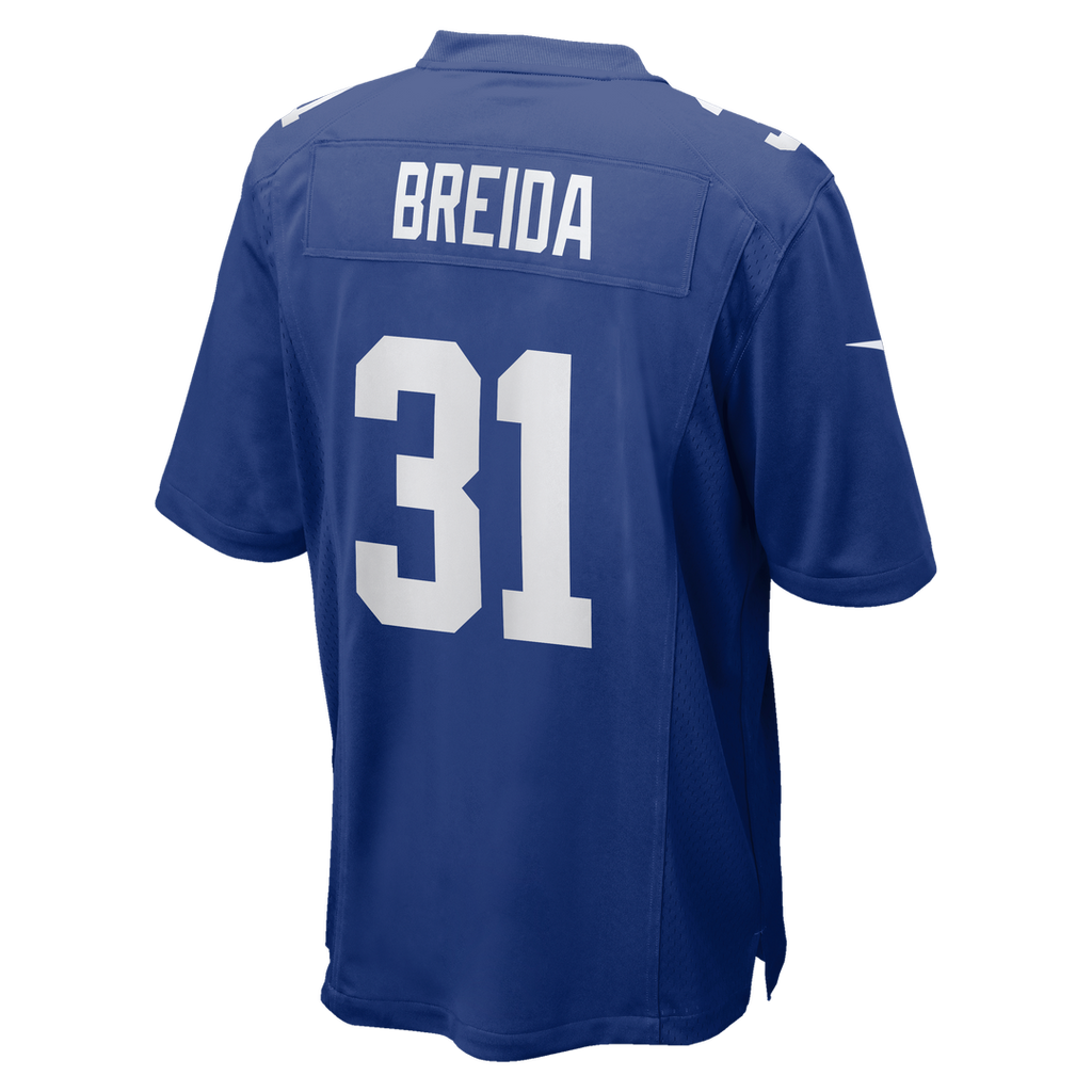 Men's Nike New York Giants Matt Breida Royal Game NFL Jersey