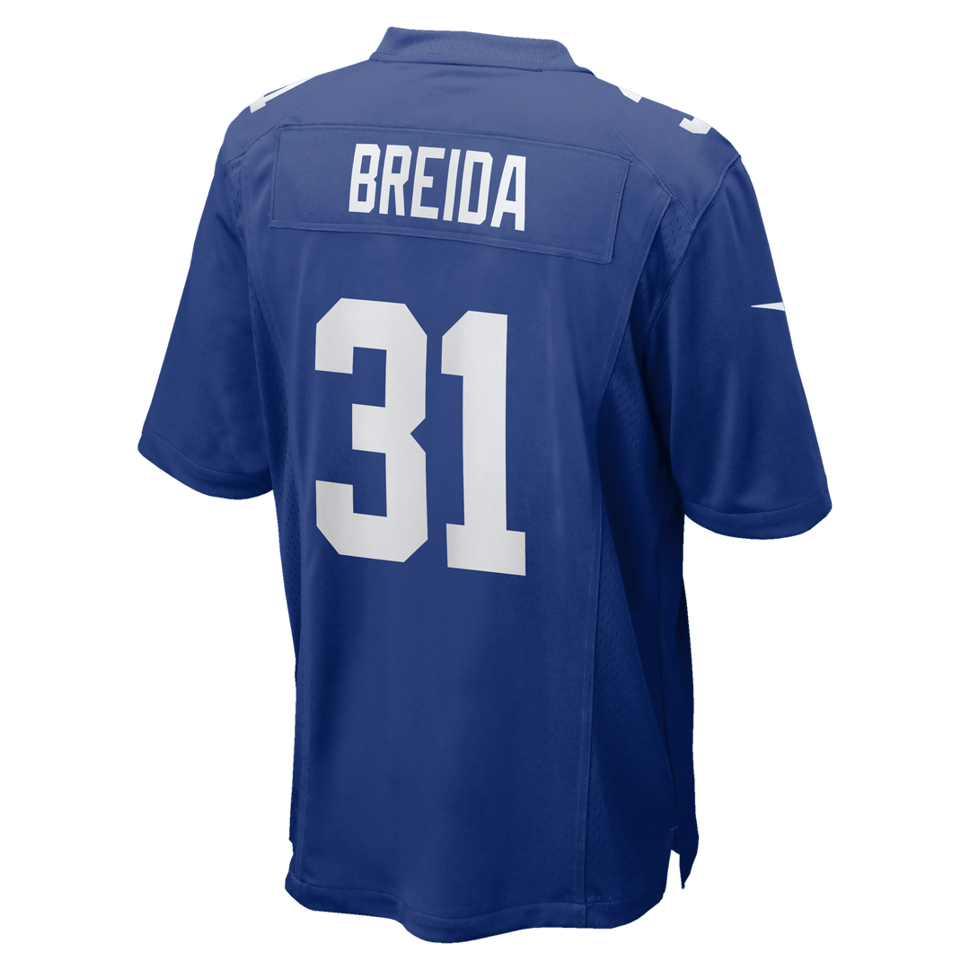 Men's Nike New York Giants Matt Breida Royal Game NFL Jersey