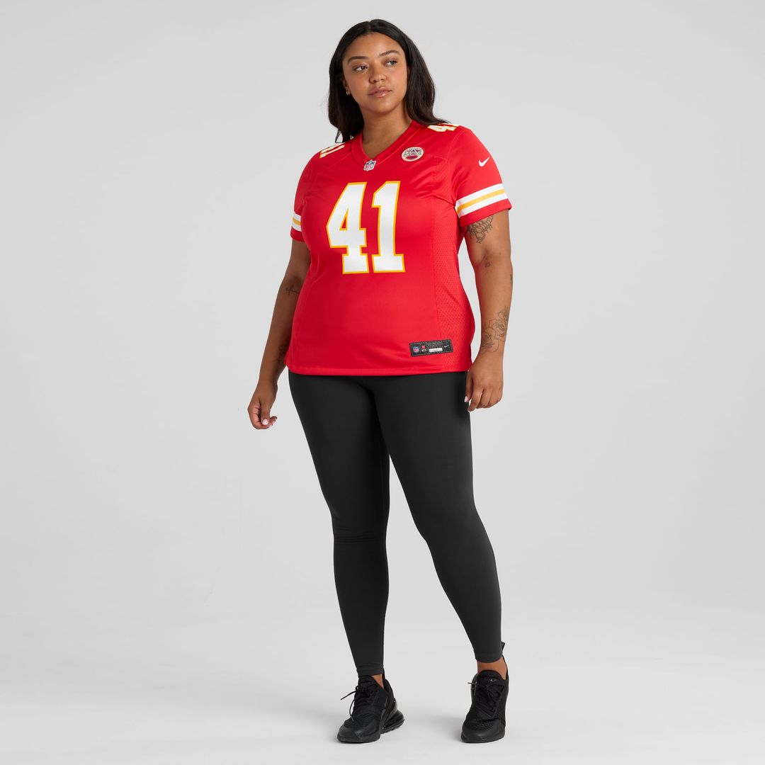 Women's Nike Kansas City Chiefs James Winchester Red Game NFL Jersey