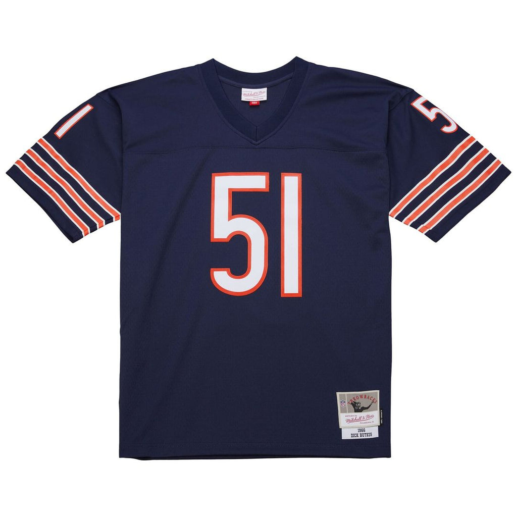 Men's Mitchell & Ness Chicago Bears Dick Butkus Navy Legacy Replica NFL Jersey