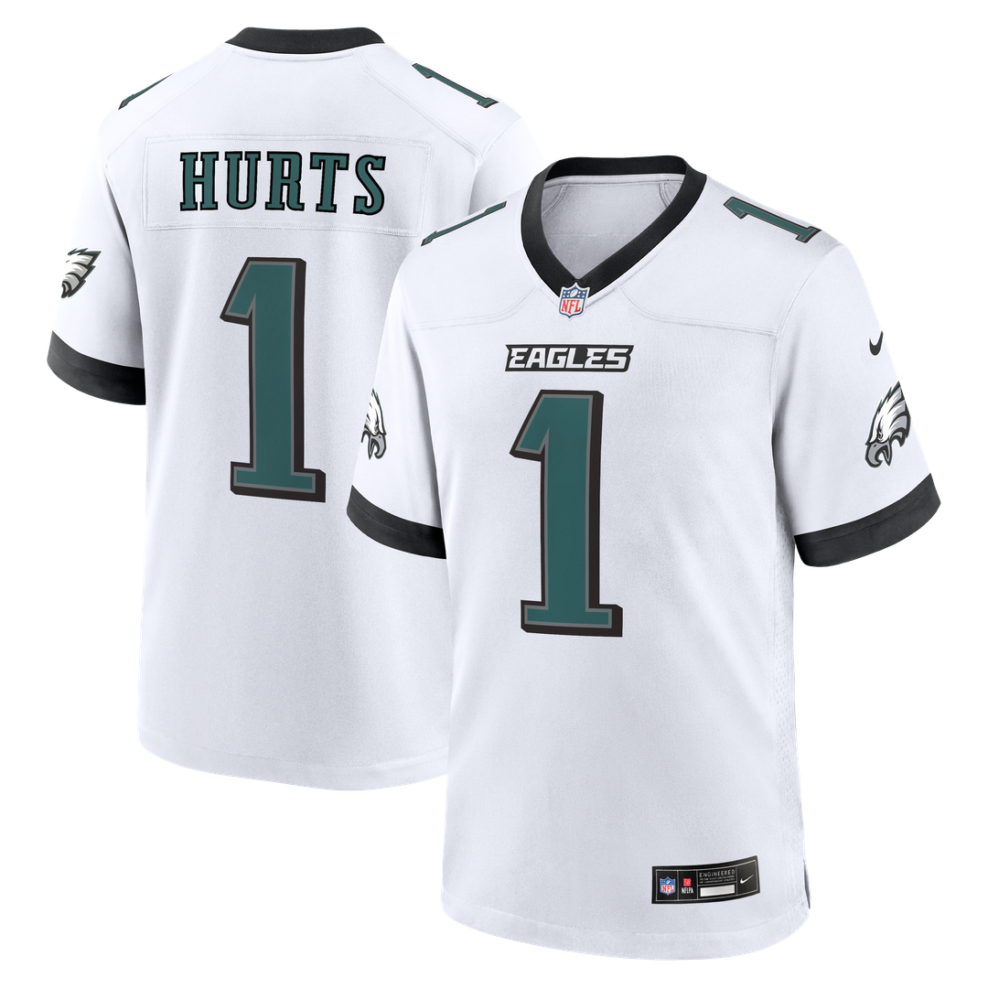 Men's Nike Philadelphia Eagles Jalen Hurts Black Alternate Game NFL Jersey