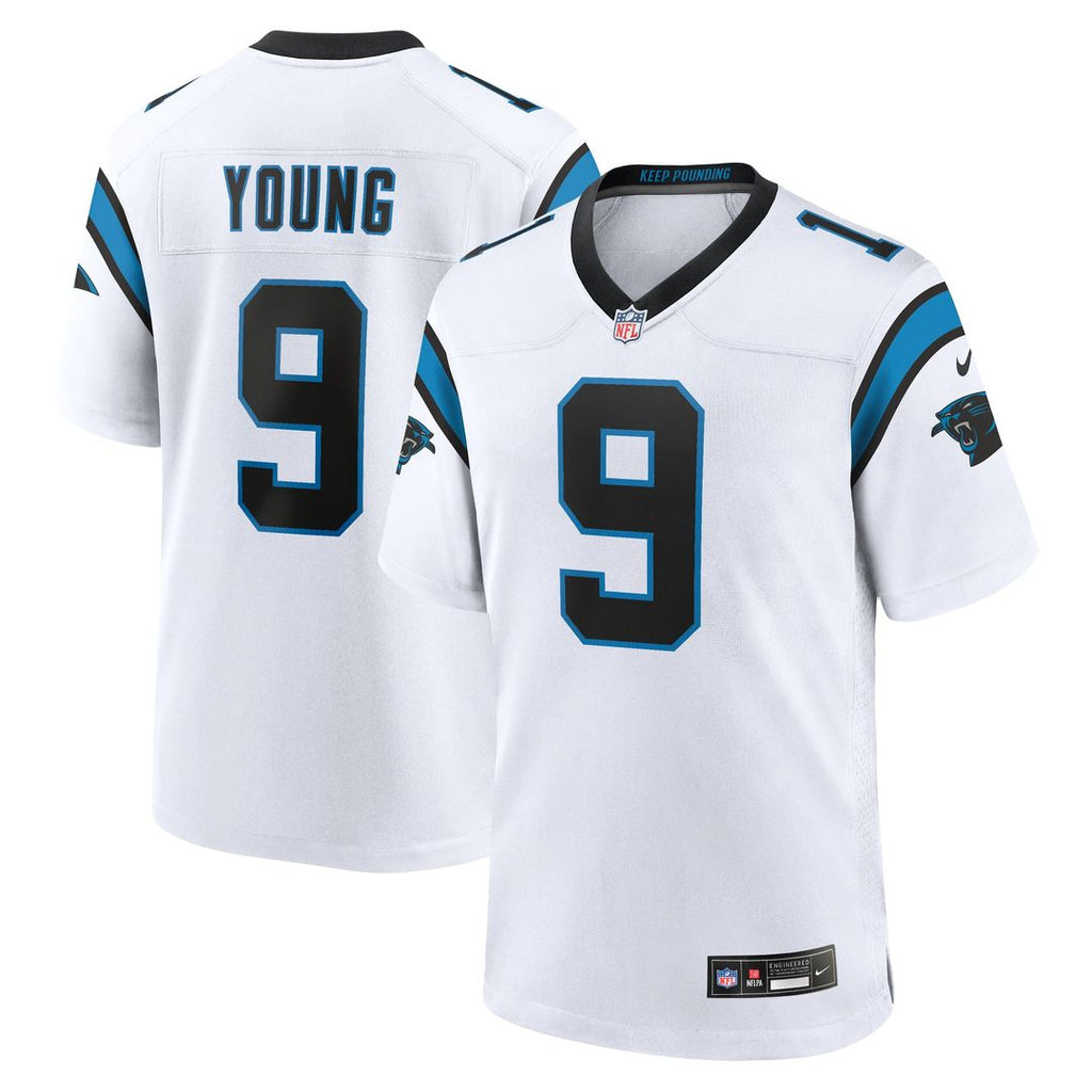 Men's Nike Carolina Panthers Bryce Young White Game NFL Jersey