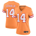 Women's Nike Tampa Bay Buccaneers Chris Godwin Jr. Orange Alternate Game Player NFL Jersey