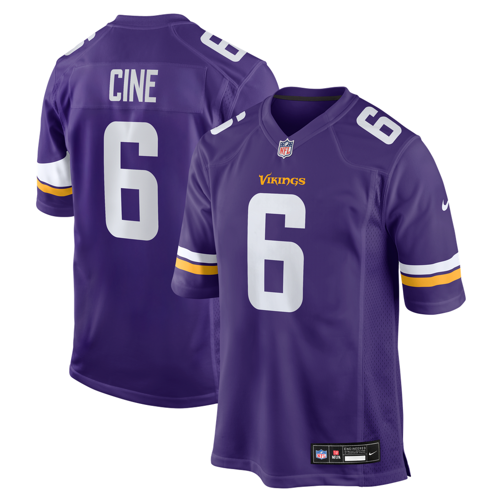 Men's Nike Minnesota Vikings Lewis Cine Purple Game Player NFL Jersey