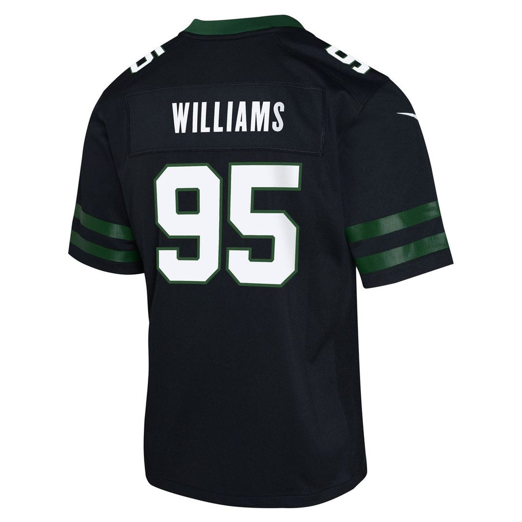 Youth Nike New York Jets Quinnen Williams Black Game NFL Jersey