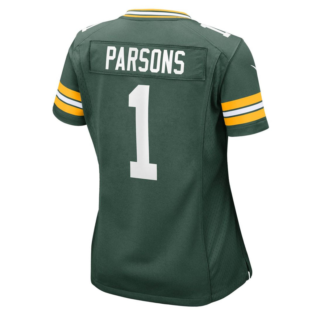 Women's Nike Green Bay Packers Micah Parsons Green Game Player NFL Jersey