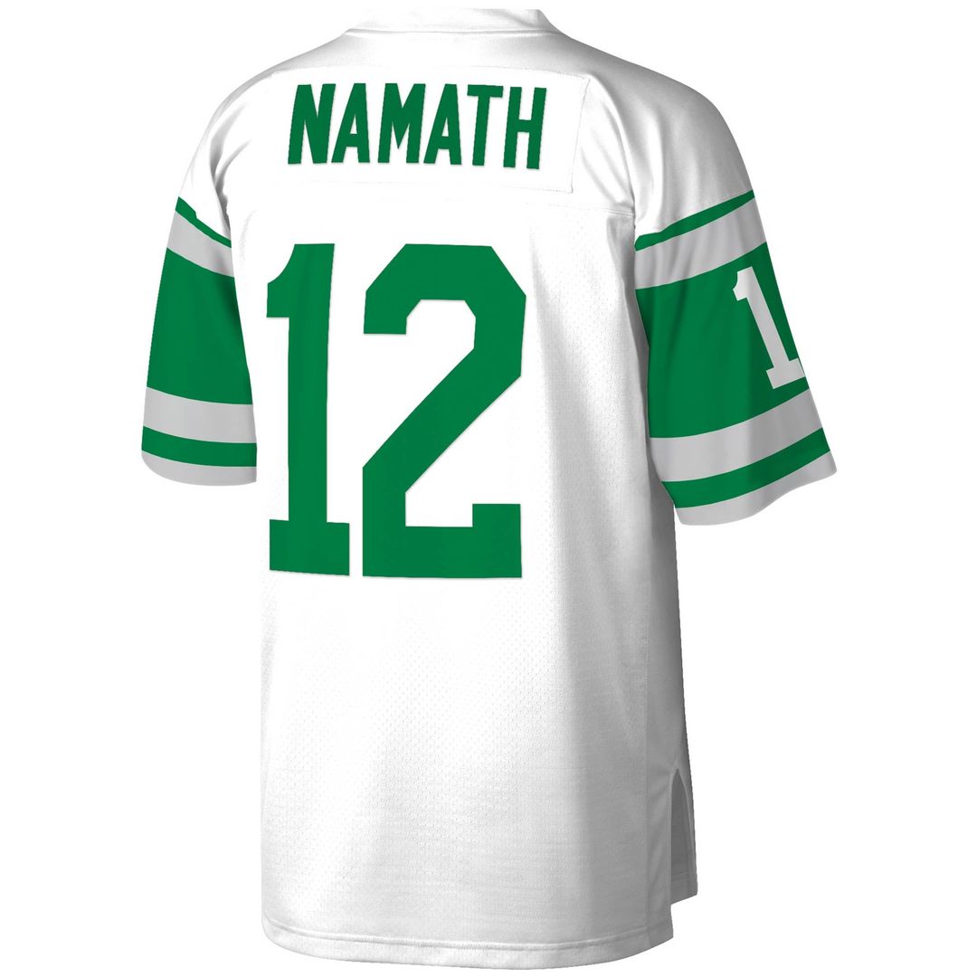 Men's Mitchell & Ness New York Jets Joe Namath White Legacy Replica NFL Jersey