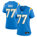 Women's Nike Los Angeles Chargers Travis Burke Powder Blue Team Game NFL Jersey