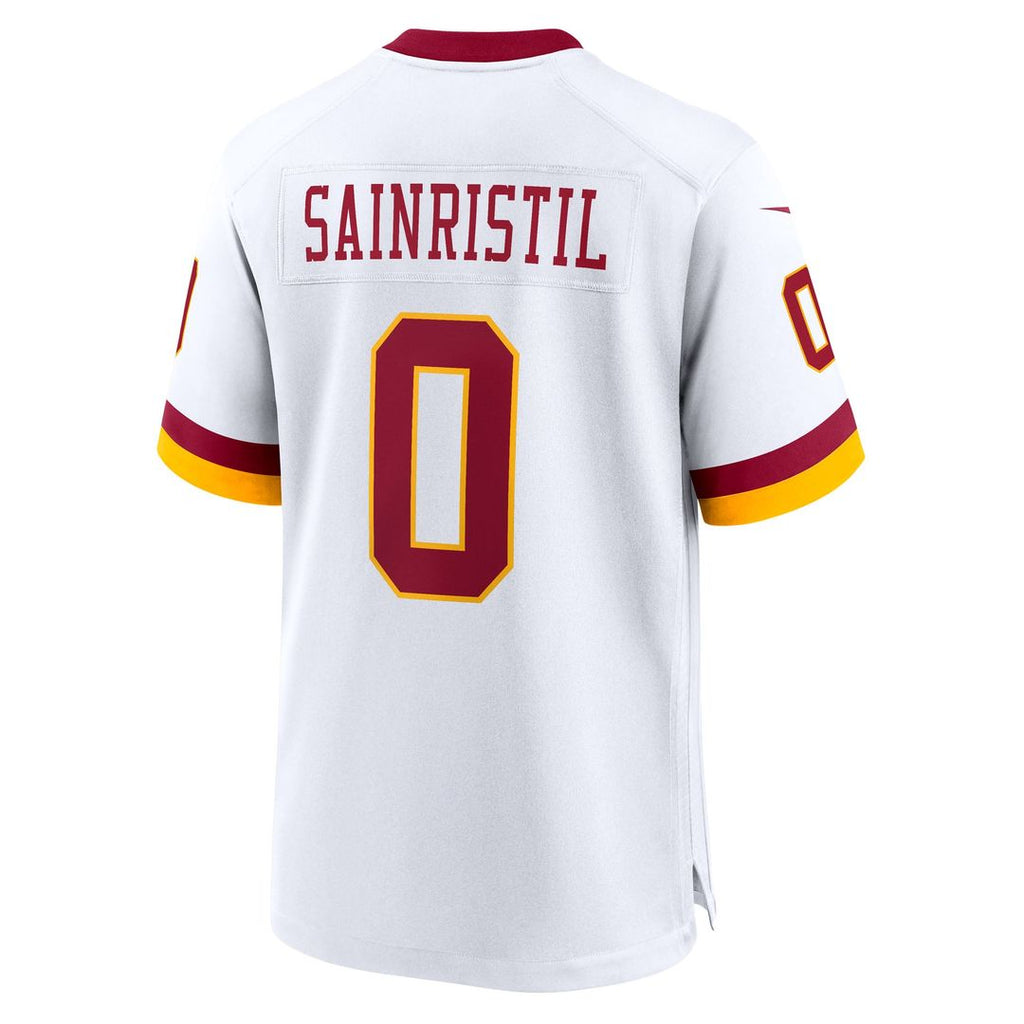 Men's Nike Washington Commanders Mike Sainristil Black Hail Raiser Alternate Game NFL Jersey
