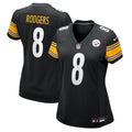 Women's Nike Pittsburgh Steelers Aaron Rodgers Black Game NFL Jersey