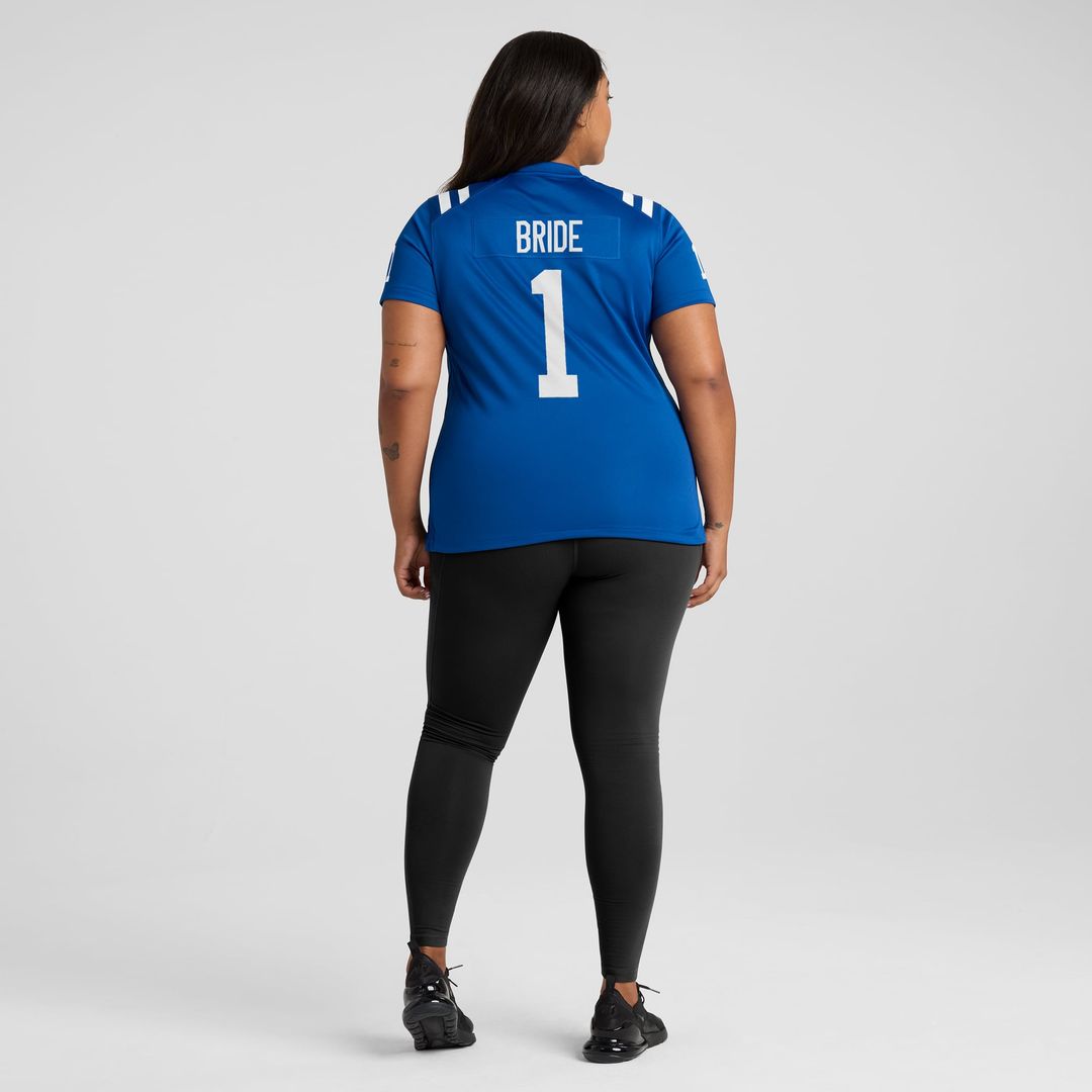 Women's Nike Indianapolis Colts Number 1 Bride Royal Game NFL Jersey