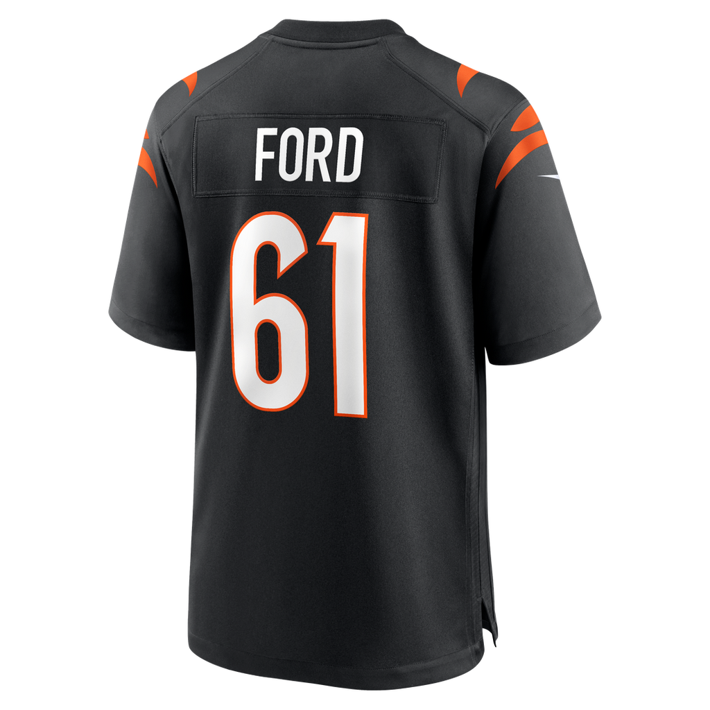 Men's Nike Cincinnati Bengals Cody Ford Black Game NFL Jersey