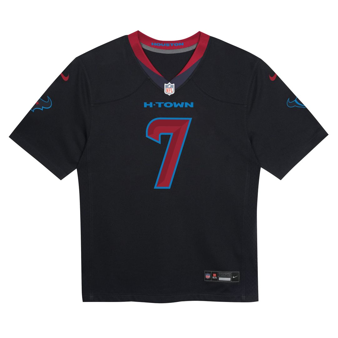 Preschool Nike Houston Texans C.J. Stroud Navy Alternate Player Game NFL Jersey