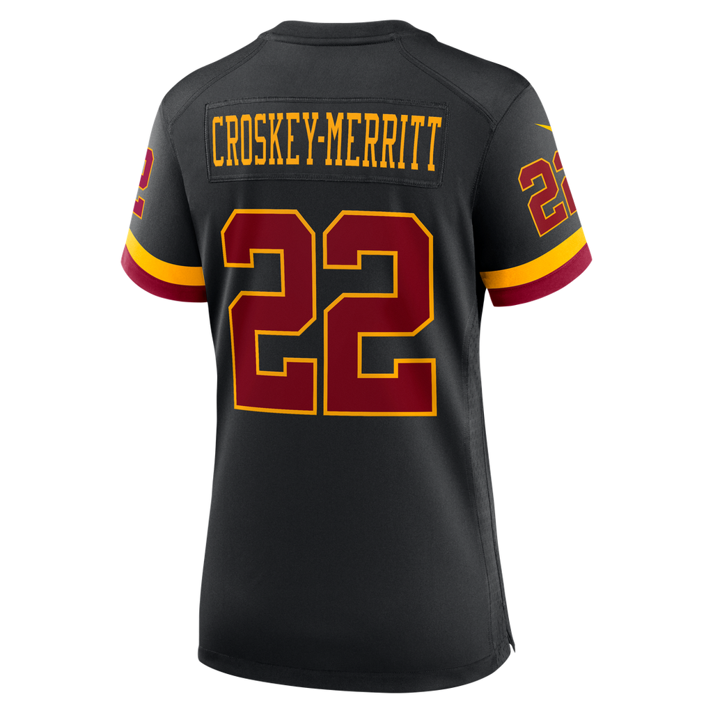 Women's Nike Washington Commanders Jacory Croskey-Merritt White Game Super Bowl Era NFL Jersey