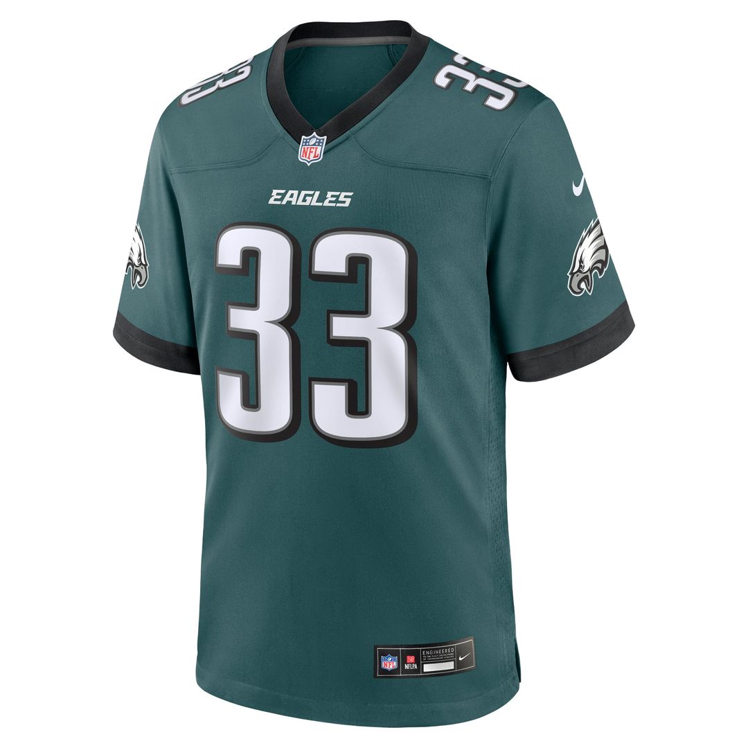 Men's Nike Philadelphia Eagles Cooper DeJean Green Game NFL Jersey