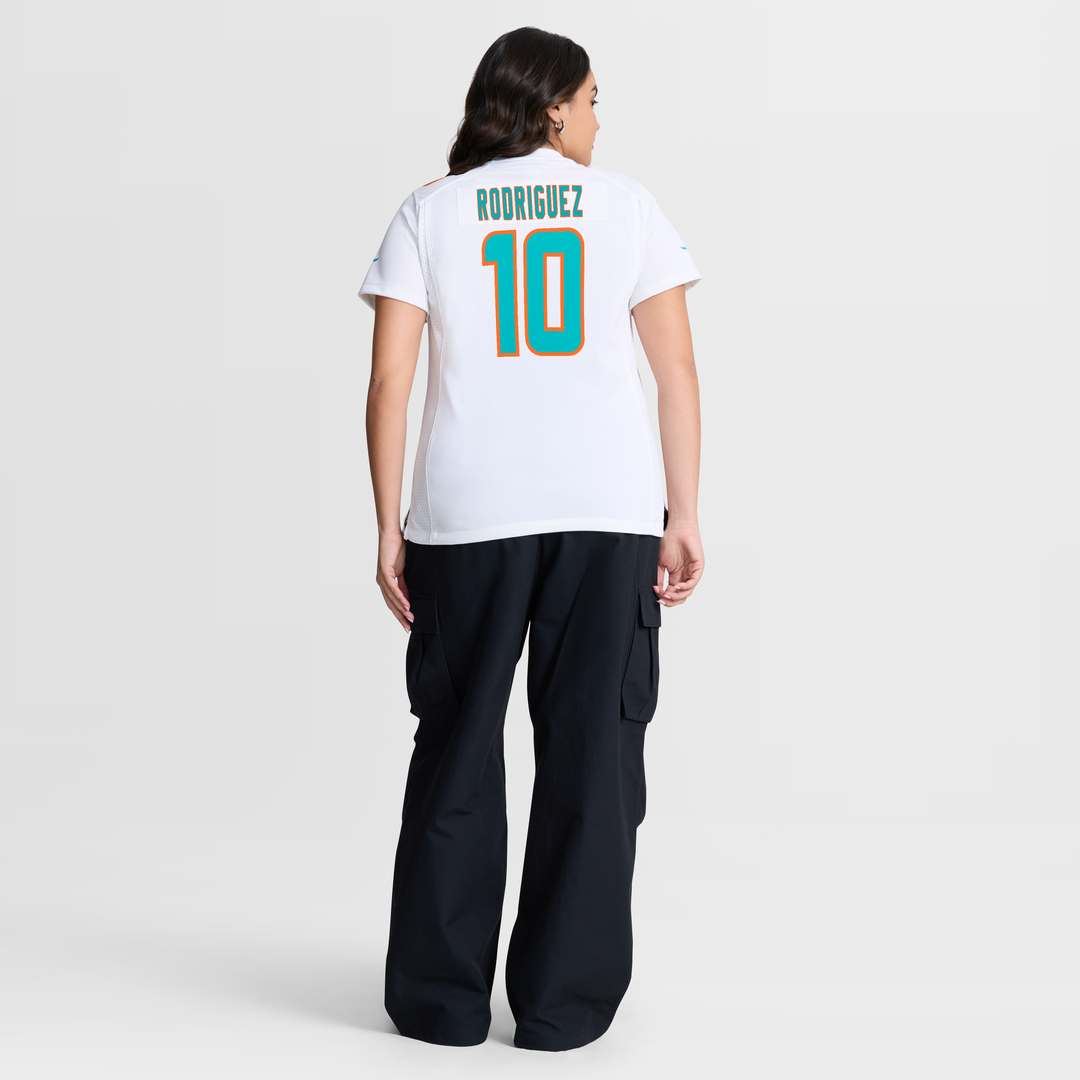 Women's Nike Miami Dolphins Jacob Rodriguez White Game NFL Jersey