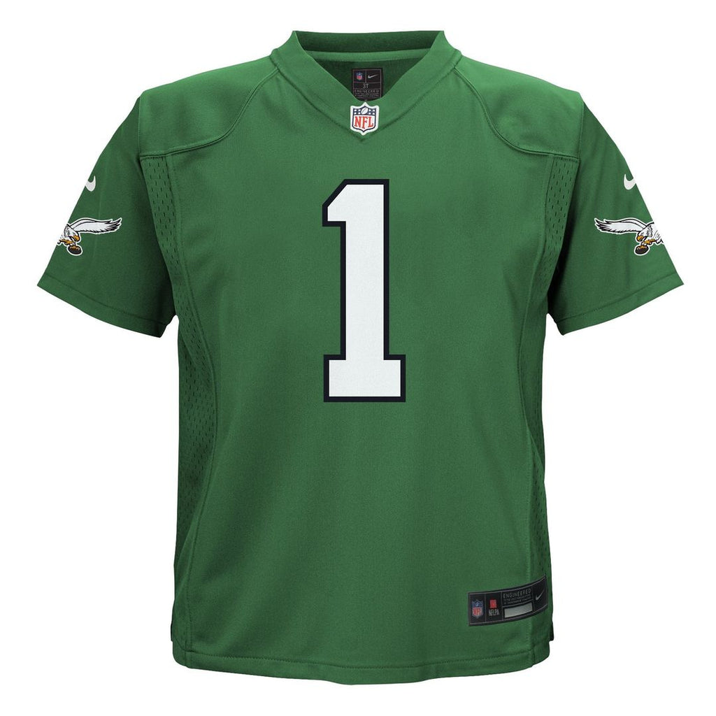 Toddler Nike Philadelphia Eagles Jalen Hurts Midnight Green Game NFL Jersey