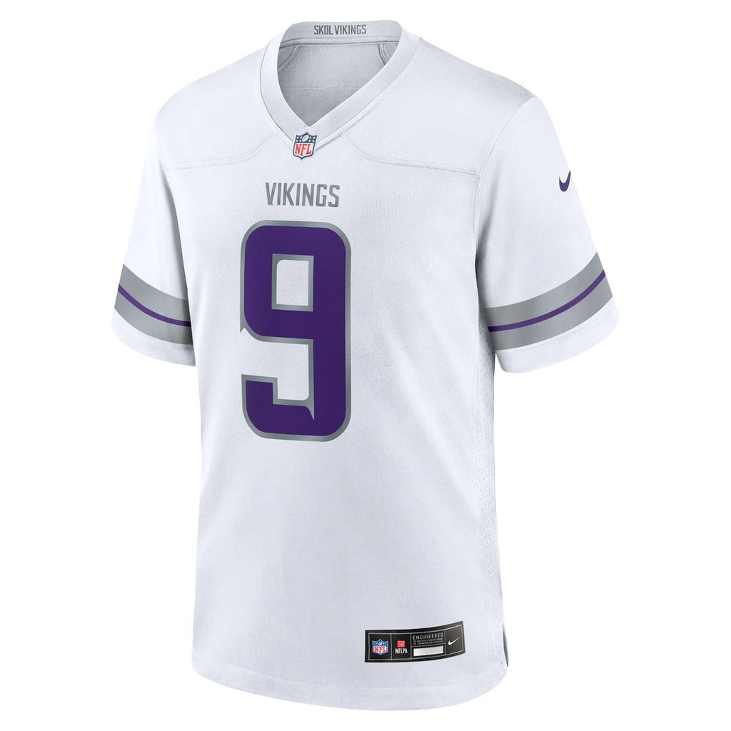 Men's Nike Minnesota Vikings J.J. McCarthy White Alternate Game Player NFL Jersey