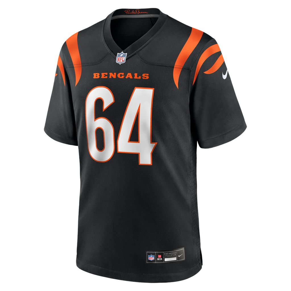 Men's Nike Cincinnati Bengals Ted Karras Black Game Player NFL Jersey